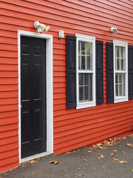 Red Vinyl Siding Installation in Auburn